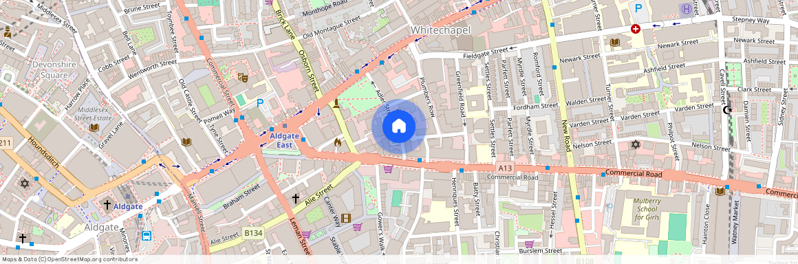 Albany Court, Plumbers Row, Aldgate East, E1