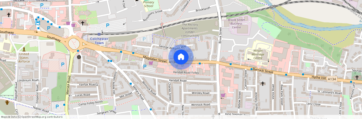 Two bed terrace, Magdalen St, CO1