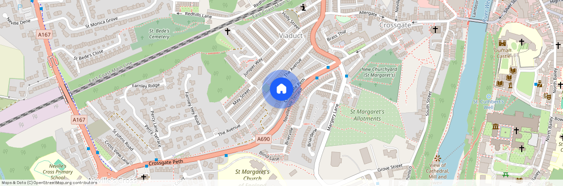 Crossgate Peth, Durham, County Durham, DH1