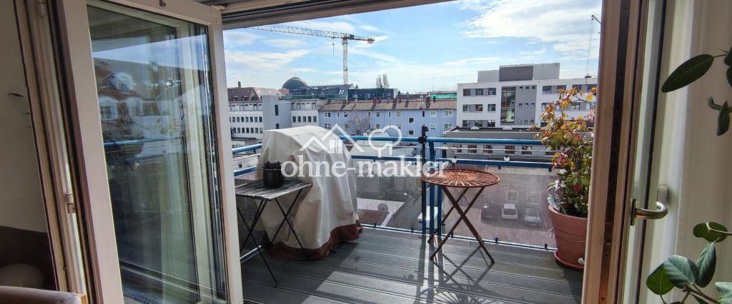 Darmstadt-Stadtmitte exclusive 3.Zi-Dachgeschoßwohnung mit Balkon von PRIVAT - Photo 1
