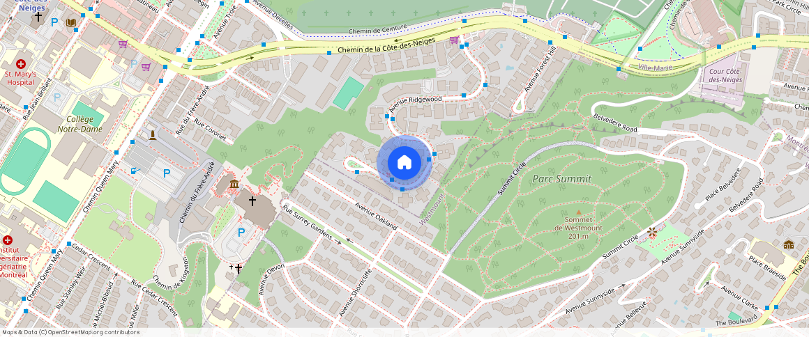 ** avenue Ridgewood, Montreal, Quebec, Canada, H3V 1B4