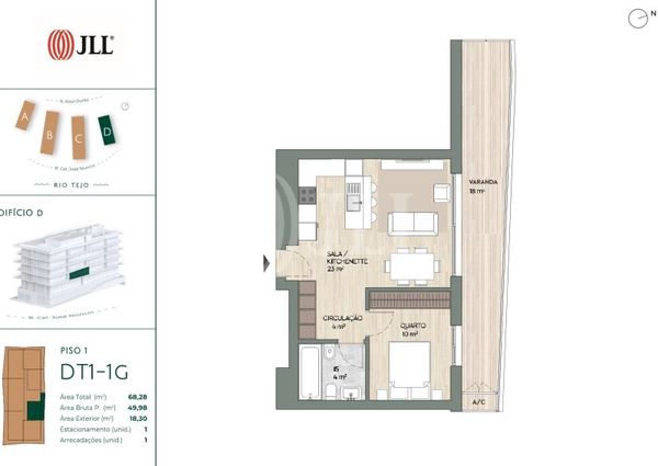 Apartamento T1 em Lisboa