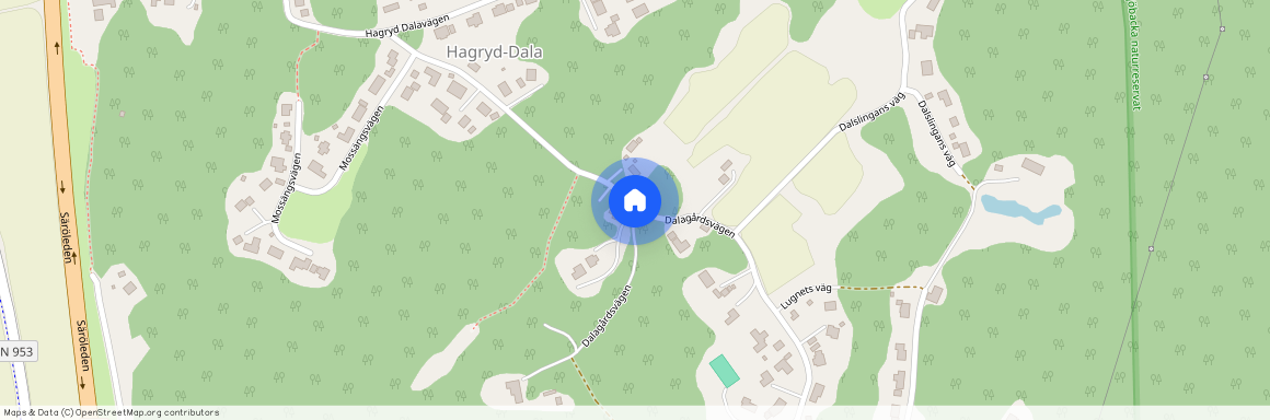 Dalagårdsvägen, Kullavik