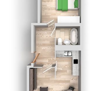 2-Raum-Wohnung Erich-Kästner-Straße 5 - Photo 3