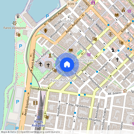 Μαιζώνος 176-184, 262 22, Πάτρα (262 22), Τριών Ναυάρχων - Άγιος Ανδρέας (Πάτρα)