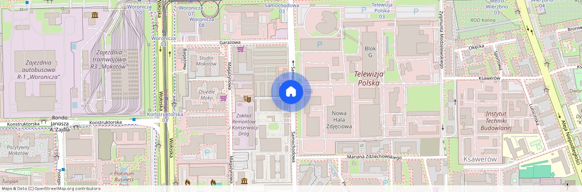 Warszawa, Mokotów, Warszawa, Mokotów, Samochodowa