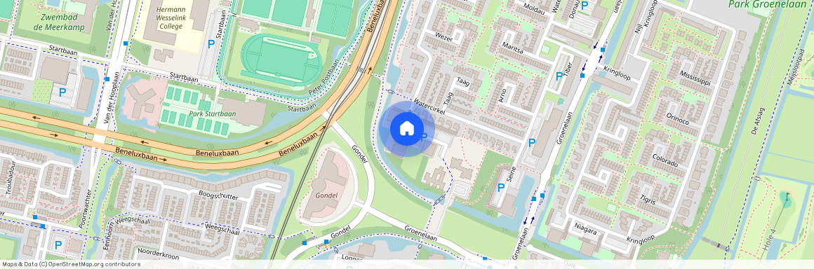 Watercirkelbuurt, 1186 PD, Marne, Amstelveen