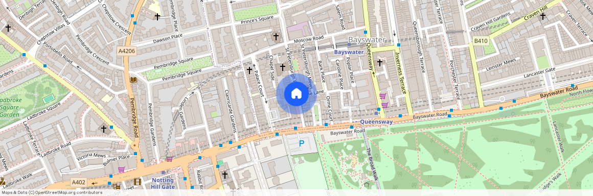 St. Petersburgh Place, W2 4JY, London