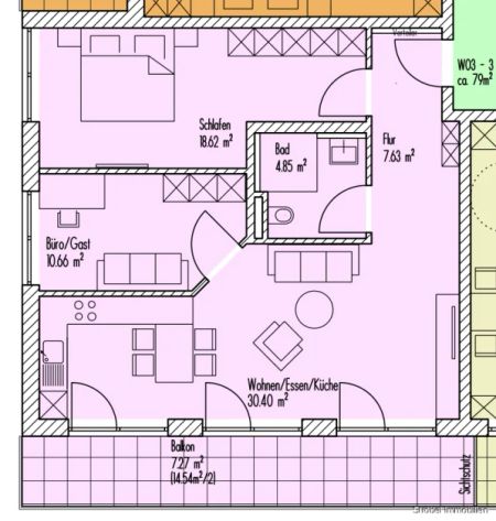 Exklusive 3-Zimmerwohnung mit hochwertiger Ausstattung in Schopfloch zu mieten - ab 01.01.2025 - Foto 2