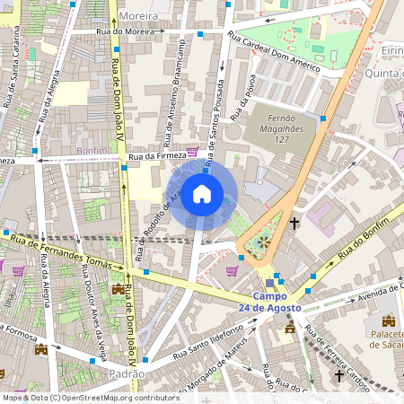 Rua de Santos Pousada, Porto, Braga 4000-485