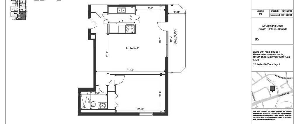 The Park Mills — 1 Bedroom - 05 - Photo 1