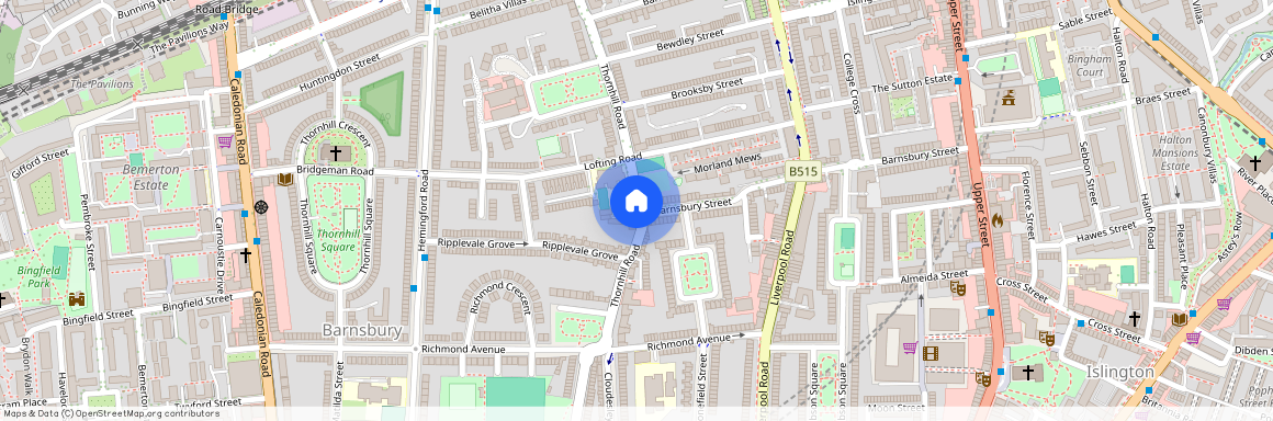 Barnsbury, Islington, Thornhill Road, N1 1HX, London