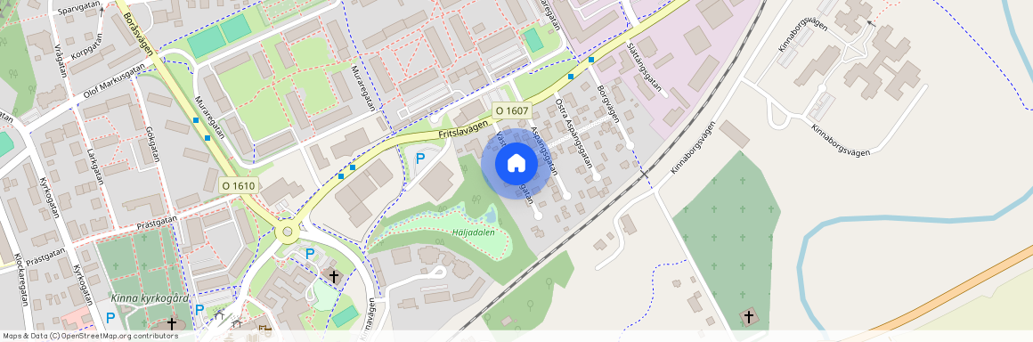 Västra Aspängsgatan, Kinna