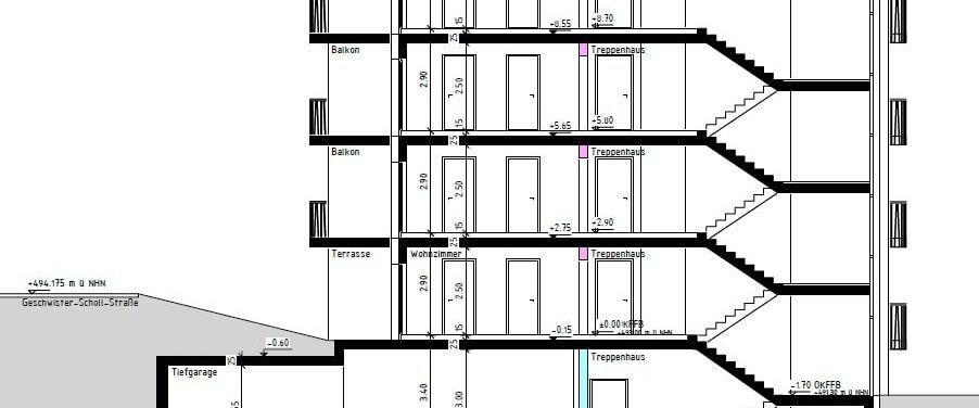 Neubaumietwohnungen in TOP-Lage von Horb-Hohenberg - Photo 1