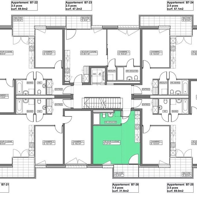 Joli studio idéal pour personne seule ou jeune couple - Foto 1