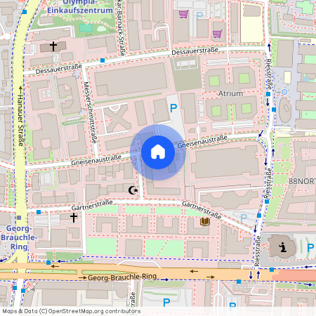 Gneisenaustraße 24, 80992 München, Germania