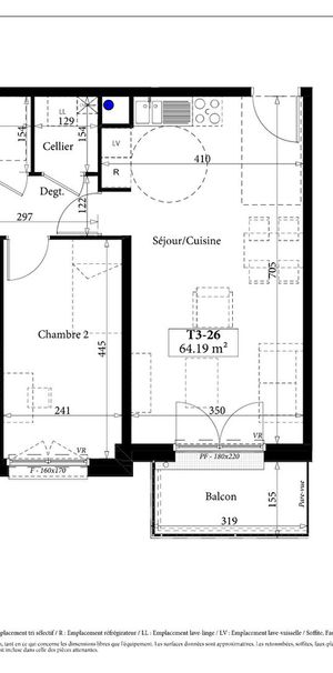 Location Appartement 3 pièces 64m² BOURG ACHARD 27310 - Photo 2