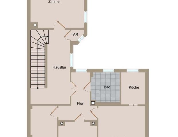 ++ attraktive, renovierte 3-Raum Wohnung in zentraler Lage, direkt am Markt in Meerane ++ - Photo 1