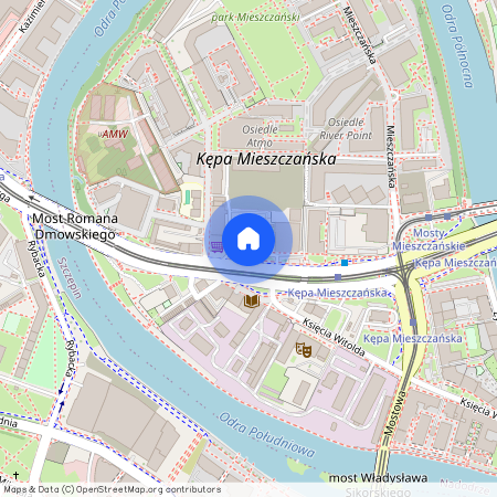 ul. Romana Dmowskiego, Nadodrze, Śródmieście, Wrocław, dolnośląskie