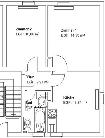 Helle 2 Zimmer Wohnung in ruhiger Lage! - Foto 4