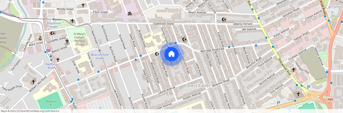 Tissington Road, Nottingham, NG7