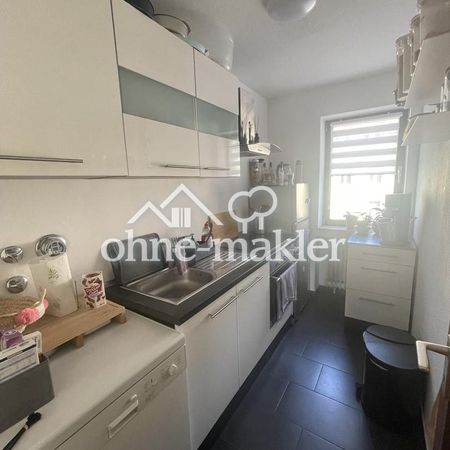 Rhein Nähe: Helle schöne 2 Zimmer, Küche, Sonnen Balkon, Abstellraum - Photo 3