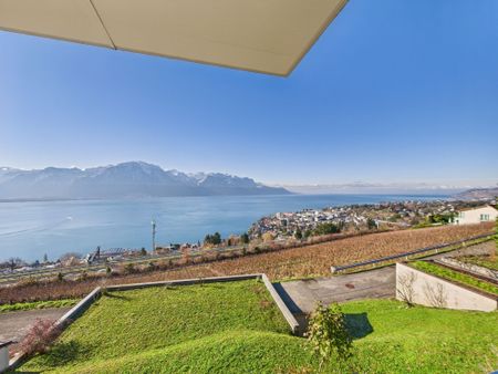 Appartement dexception avec vue panoramique sur le Léman à Chernex - Photo 5