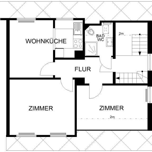 2-Zimmer Wohnung in Haspe-Kipper - Photo 2