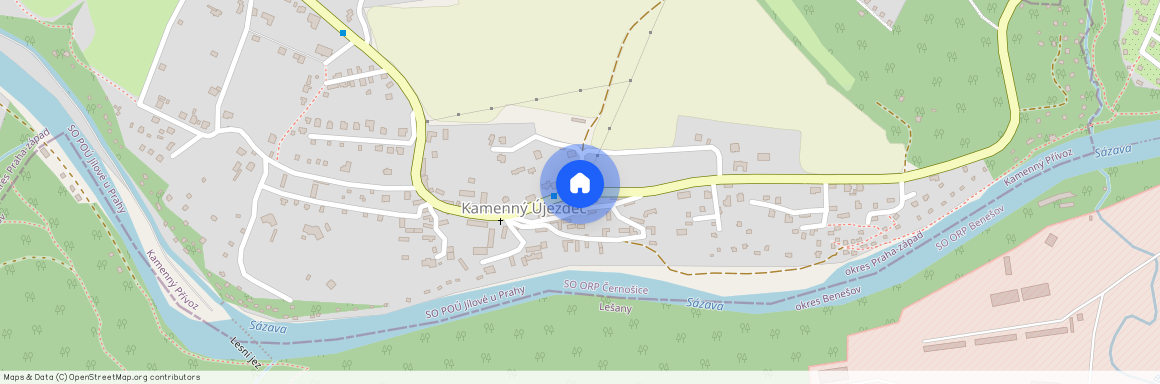 Kamenný Přívoz - Kamenný Újezdec, okres Praha-západ