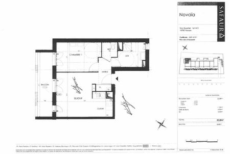 VERSON RESIDENCE RECENTE T2 AVEC BALCON ET PARKING PRIVATIF disponible 16/12/2025 - Photo 2