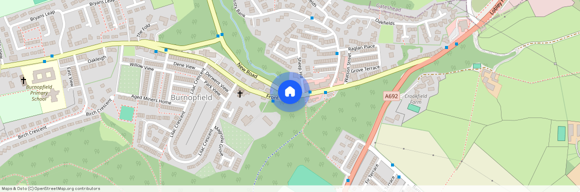 Burnopfield, Front Street, Gibside Court, NE16, Tyne And Wear