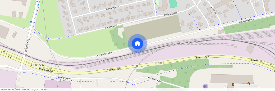 Bergsviksvägen, Piteå