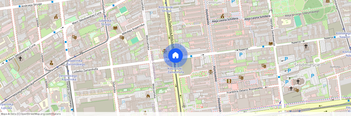 ul. Ludwika Zamenhofa, Centrum, Śródmieście, Łódź, łódzkie