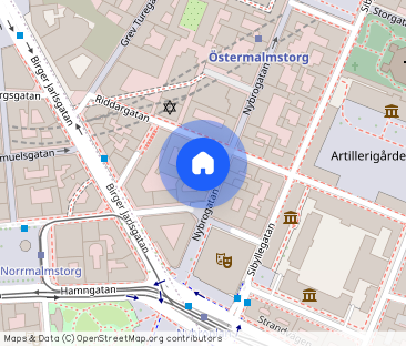 Nybrogatan 7. 2 rum & kök - Foto 1