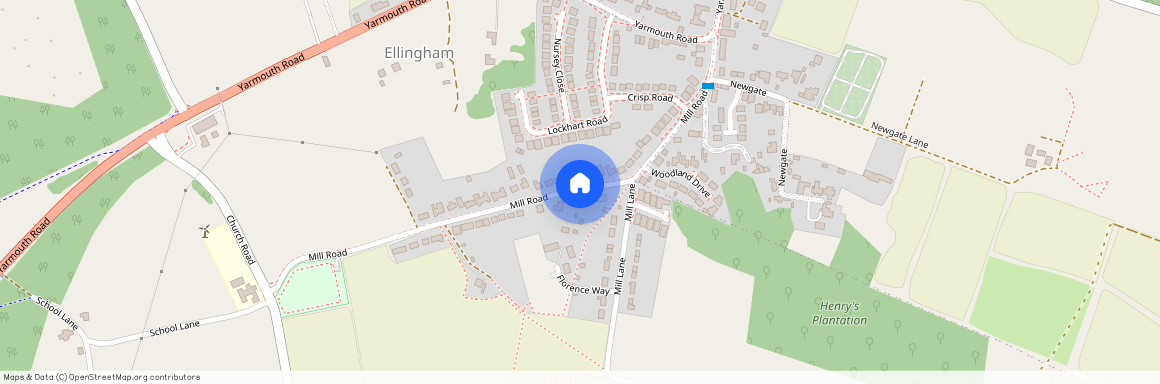 Mill Road, Ellingham, Bungay, NR35