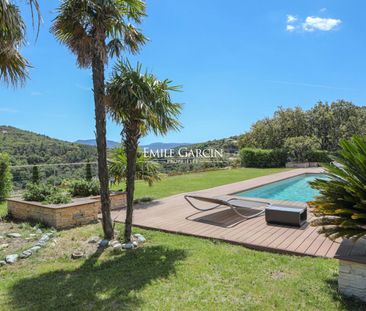 Villa à la location - Grimaud- Vue mer sur le golfe de Saint-Tropez - Photo 4