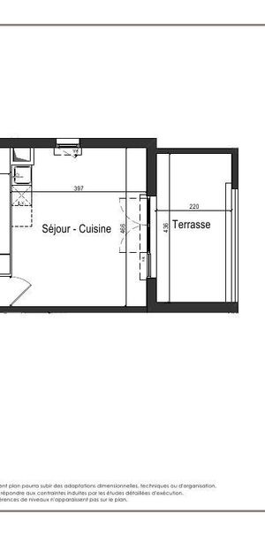 Location Appartement 2 pièces 42m² ST JEAN DE VEDAS 34430 - Photo 2