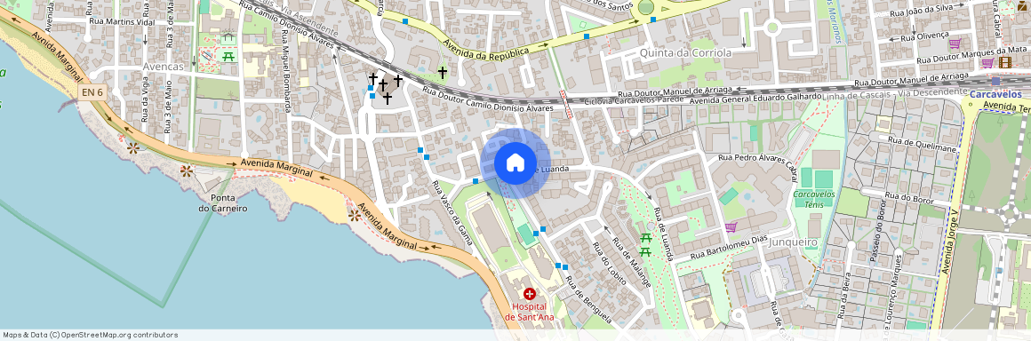 Rua de Luanda, Carcavelos e Parede, Cascais