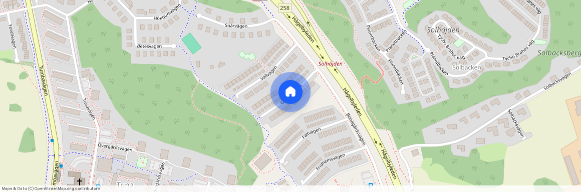 Gärdesvägen, Tumba