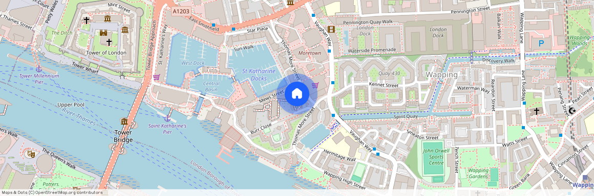 St. Anthonys Close, St Katharine Docks, E1W