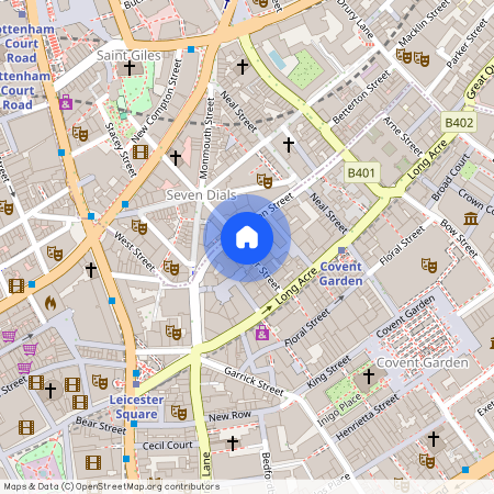 Mercer Street, Covent Garden, WC2H, London