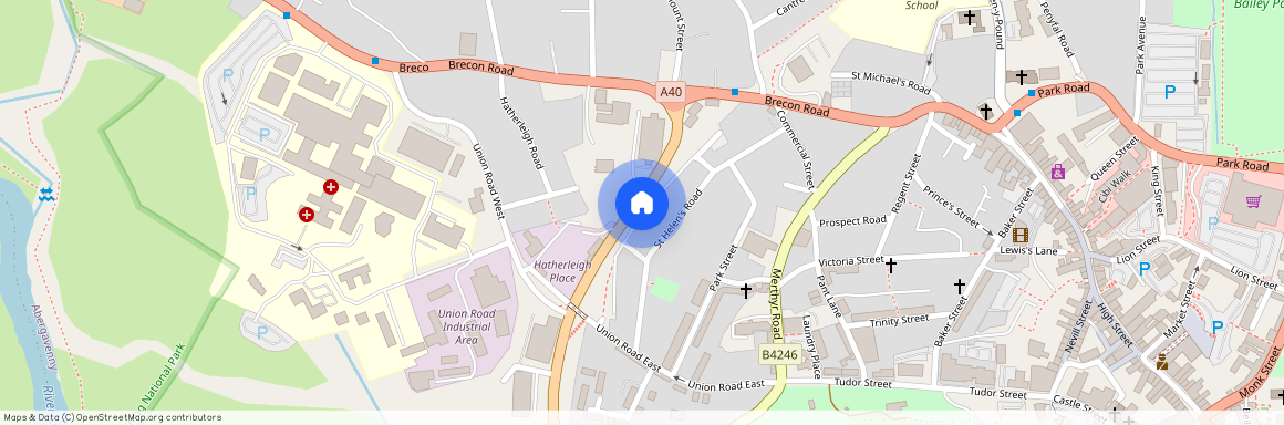 St. Helens Close, St. Helens Road, Abergavenny, NP7