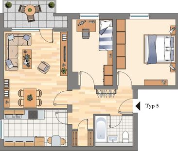 Demnächst frei! 3-Zimmer-Wohnung in Hattingen Stadtmitte - Photo 1