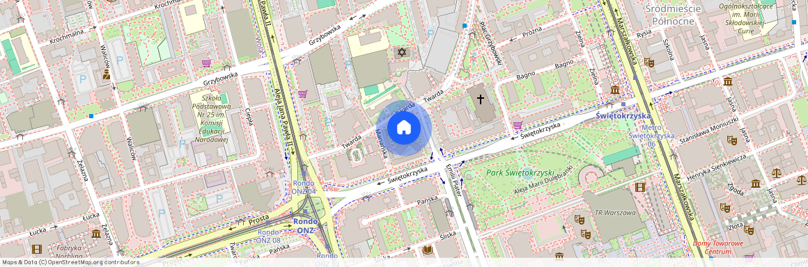 Emilii Plater 55, Warszawa, Śródmieście, Śródmieście Północne