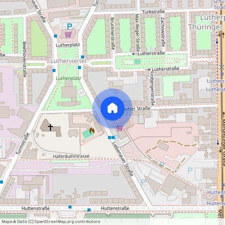 Lauchstädter Str. 13, 06110 Halle (Saale) OT Lutherplatz/Thüringer Bahnhof