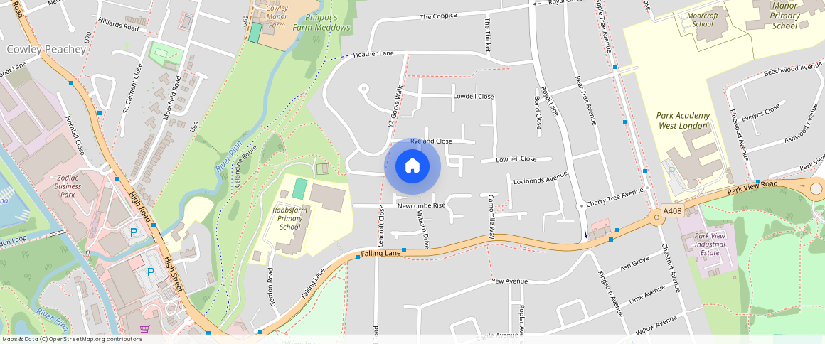 Ryeland Close, Yiewsley