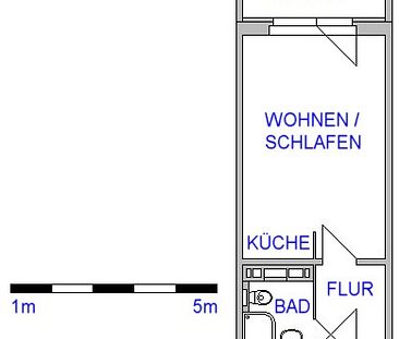 Dein Lieblingsplatz - Kleine 1-Raum-Wohnung mit Balkon - Foto 4