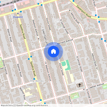 600 Huron Street Unit# Basement, Toronto