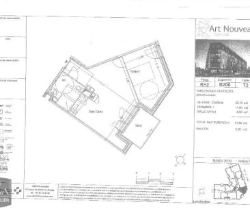 Appartement à louer 2 pièces 41.9m² - Photo 1