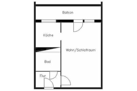 +++ 1-Raum-Wohnung +++ frisch saniert +++ Balkon - Photo 4